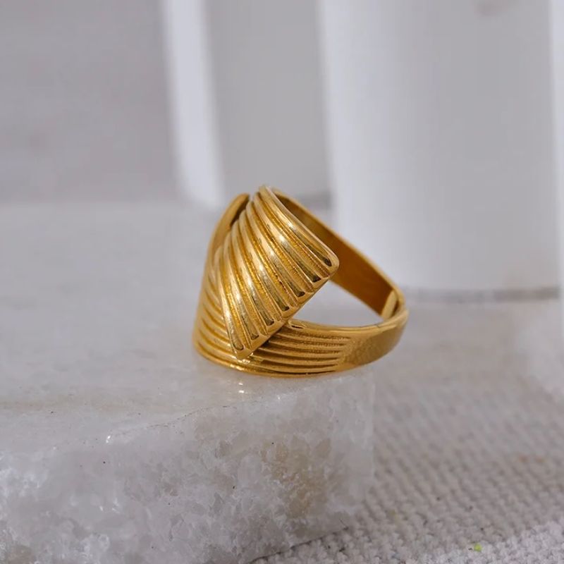 Textured  Statement Ring