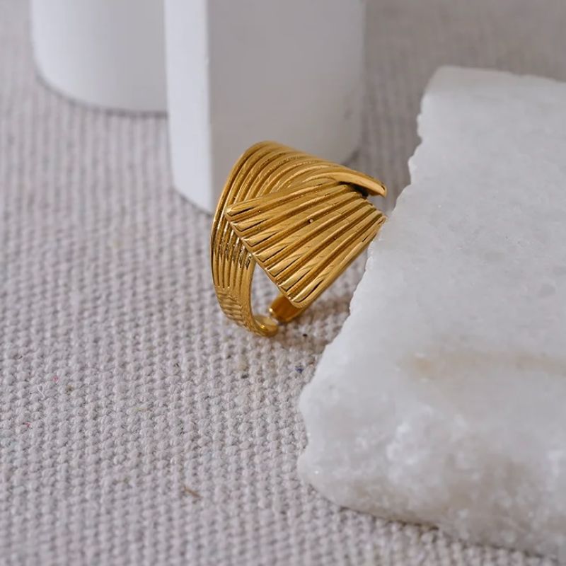 Textured  Statement Ring