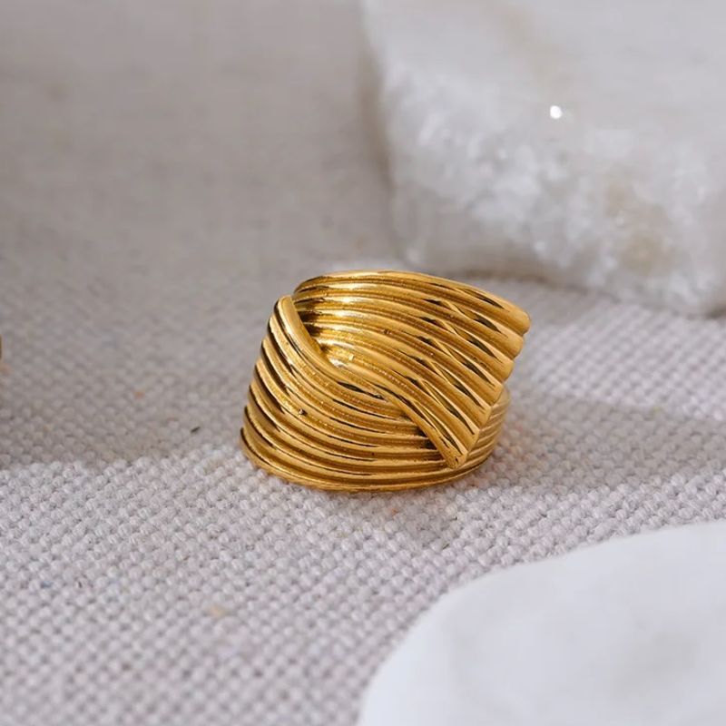 Textured  Statement Ring