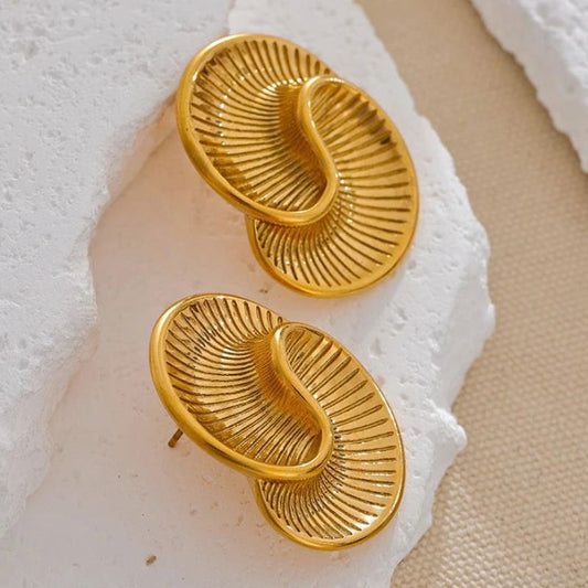 Spiral Stud Earrings