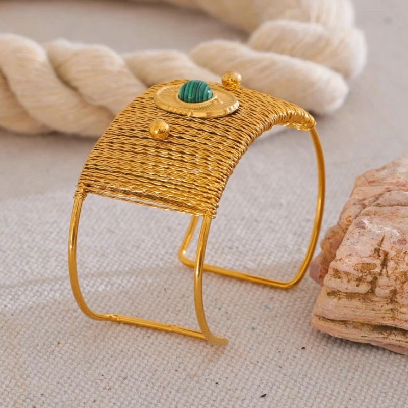 Gold Open Cuff Bracelet