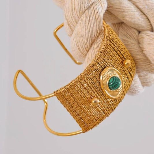 Gold Open Cuff Bracelet