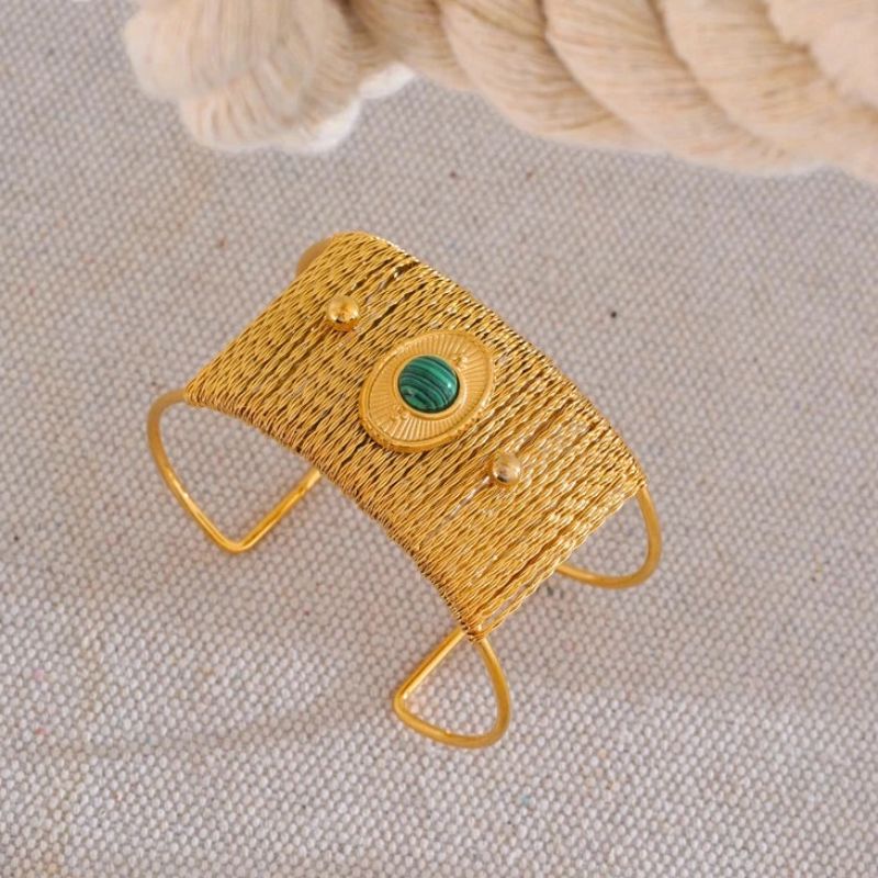 Gold Open Cuff Bracelet