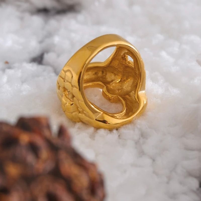 Gold Chunky Statement Ring