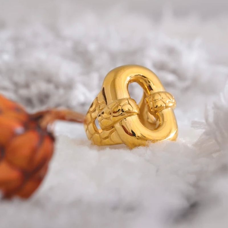 Gold Chunky Statement Ring