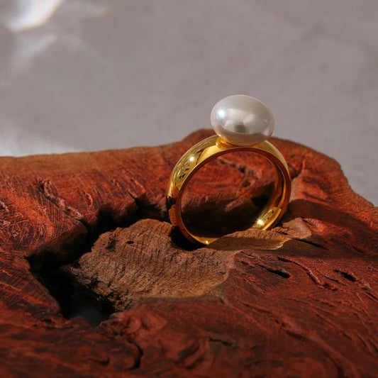 Pearl Gold Ring