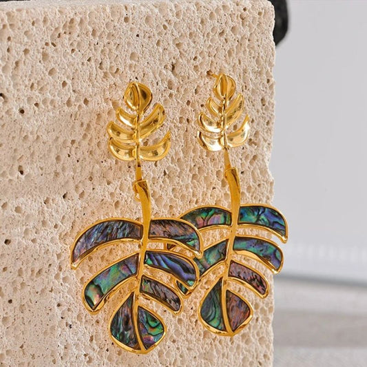 Leaf Drop Earrings