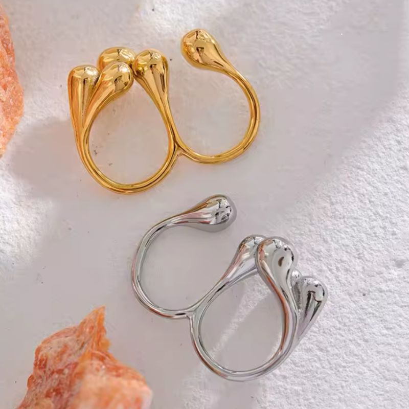 Charm Double Ring