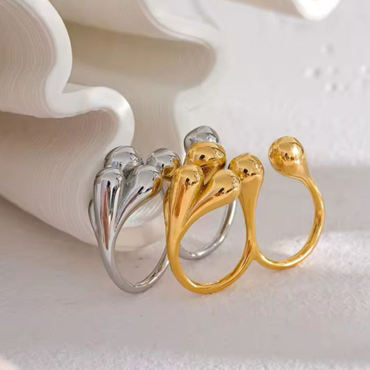 Charm Double Ring