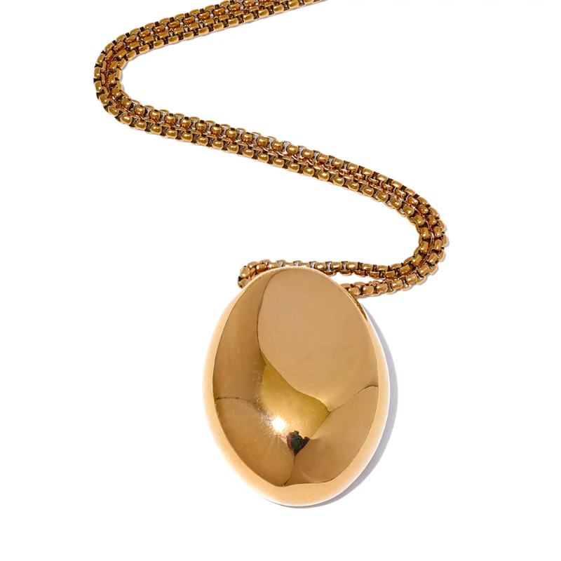 Oval Pendant Necklace